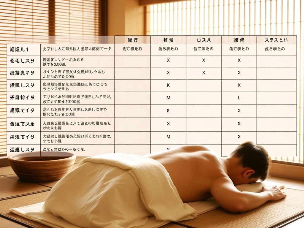 japanese massage hot. Comparing common methods: a quick reference table japanese massage hot. Comparing common methods: a quick reference table